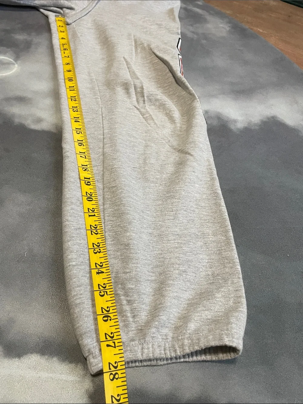 Reebok Gray Sweatpants with Orange 'DUCKS' NHL Hockey | Kids 14